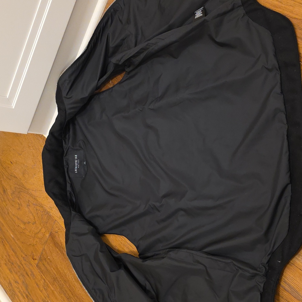 🔥Lafayette 148 Black 💯 Leather Vest - Picture 17 of 17